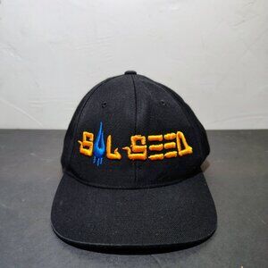 Sol Seed Mesh Hat Cap Snap Back‎ Black Funk Band Embroidered Logo Trucker Panel